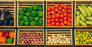 como hacer estante para frutas y verduras